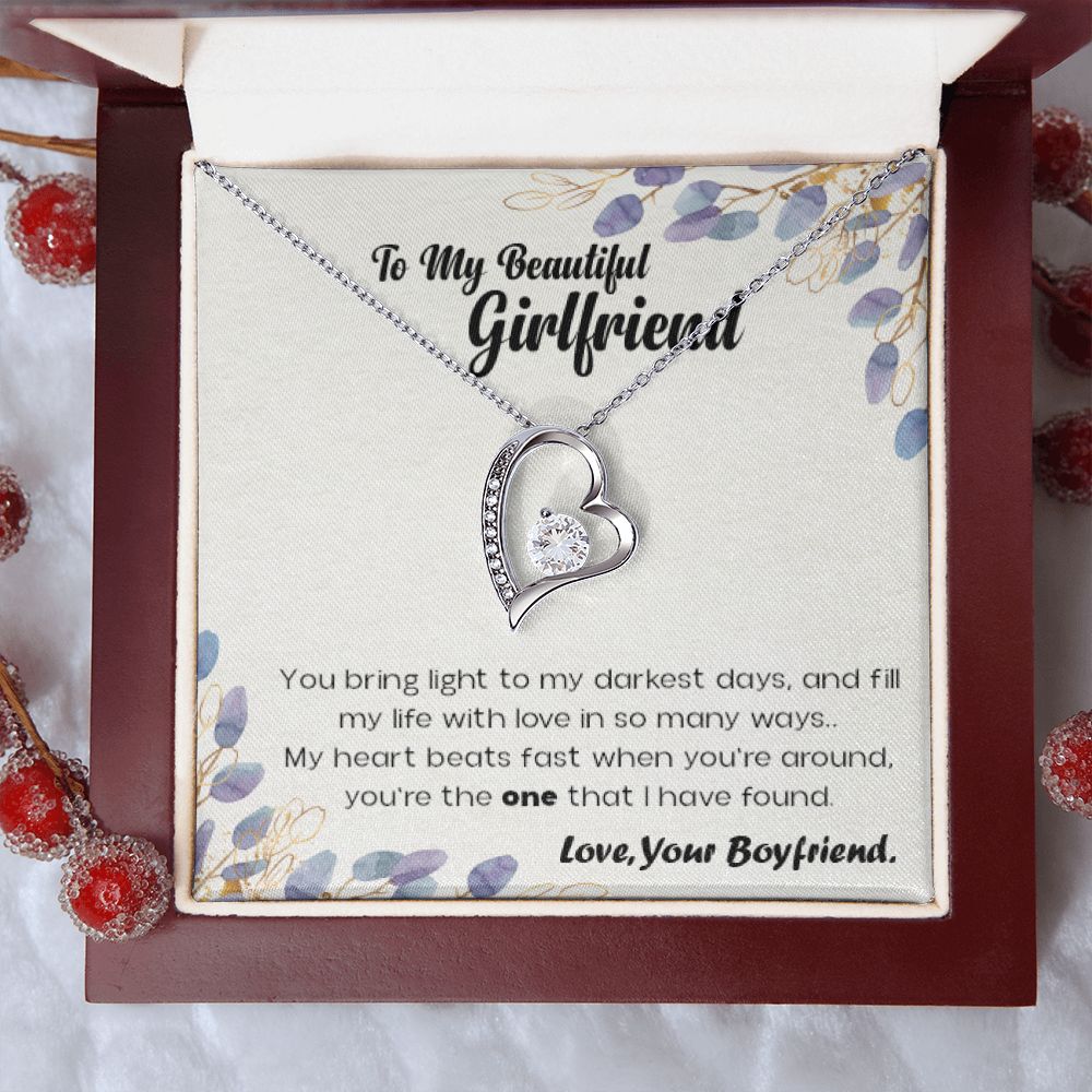 Forever Love Necklace - To Girlfriend From Boyfriend