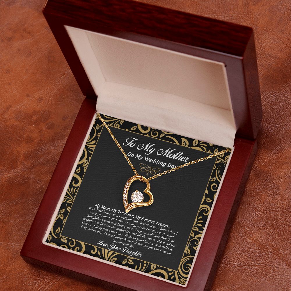 Forever Love Necklace - To Mother From Daughter, Wedding Day