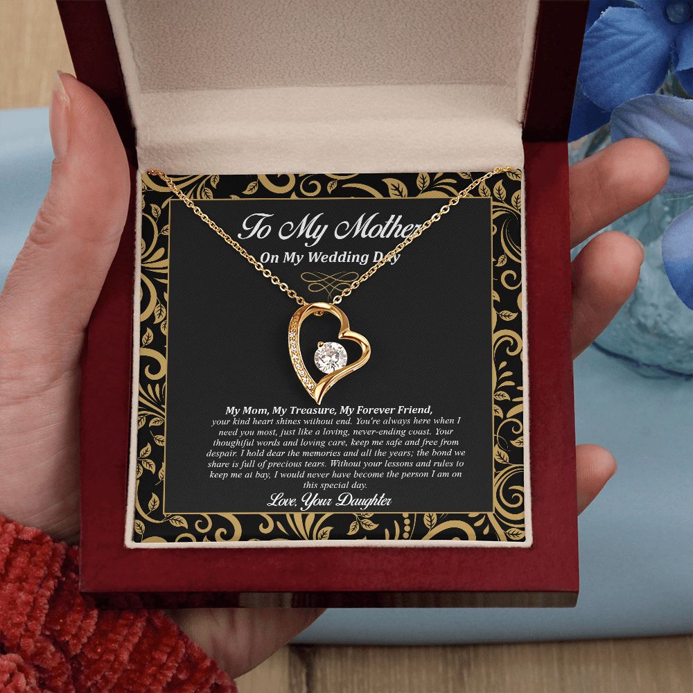 Forever Love Necklace - To Mother From Daughter, Wedding Day