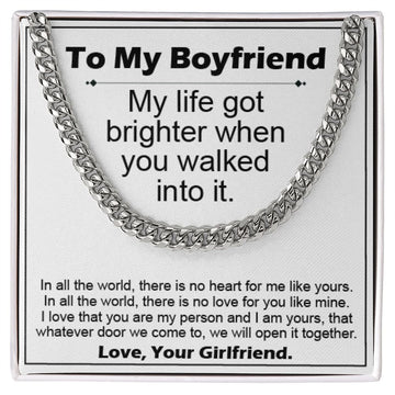 Cuban Link Chain - To Boyfriend From Girlfriend