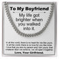 Cuban Link Chain - To Boyfriend From Girlfriend