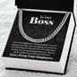Cuban Link Chain - To Our Boss