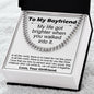 Cuban Link Chain - To Boyfriend From Girlfriend
