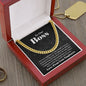 Cuban Link Chain - To Our Boss
