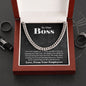 Cuban Link Chain - To Our Boss