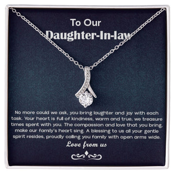 Alluring Beauty Necklace - To Our Daughter-In-Law