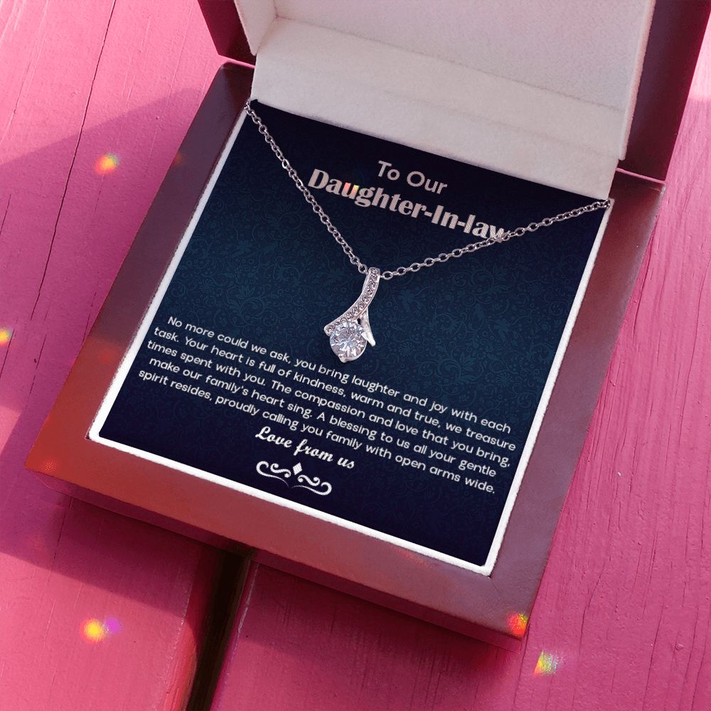 Alluring Beauty Necklace - To Our Daughter-In-Law