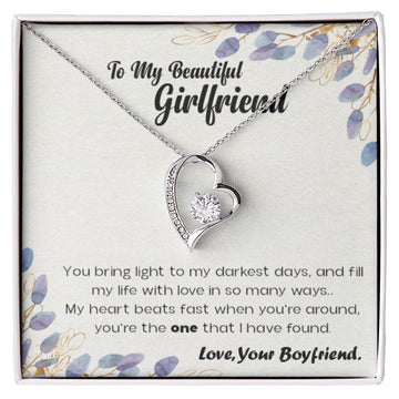 Forever Love Necklace - To Girlfriend From Boyfriend