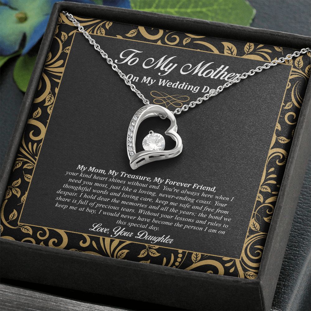 Forever Love Necklace - To Mother From Daughter, Wedding Day